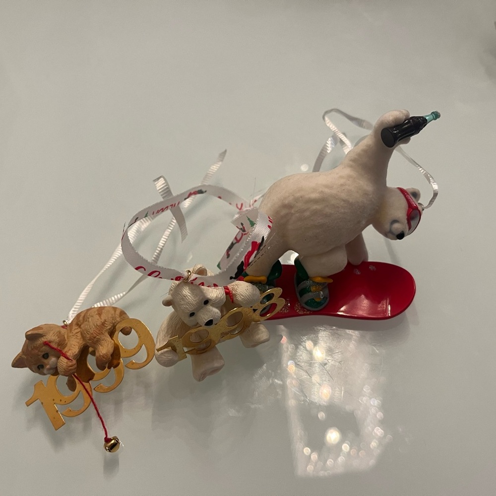 3 Hallmark ornaments